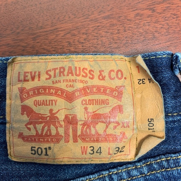 Men's 501 Levi's High Rise Mom Jeans ECU - Picture 8 of 8